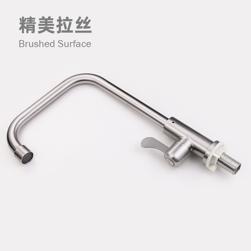 Vòi Nước Bằng Thép Không Gỉ 304 Xoay 360 Độ