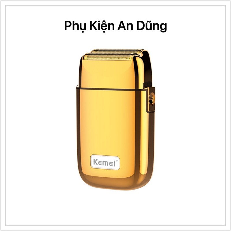 Máy Cạo Khô Chuyên Nghiệp ⚡Hàng Cao Cấp⚡ Cạo Khô Vỏ Kim Loại Kemei Tx1 Siêu Sang