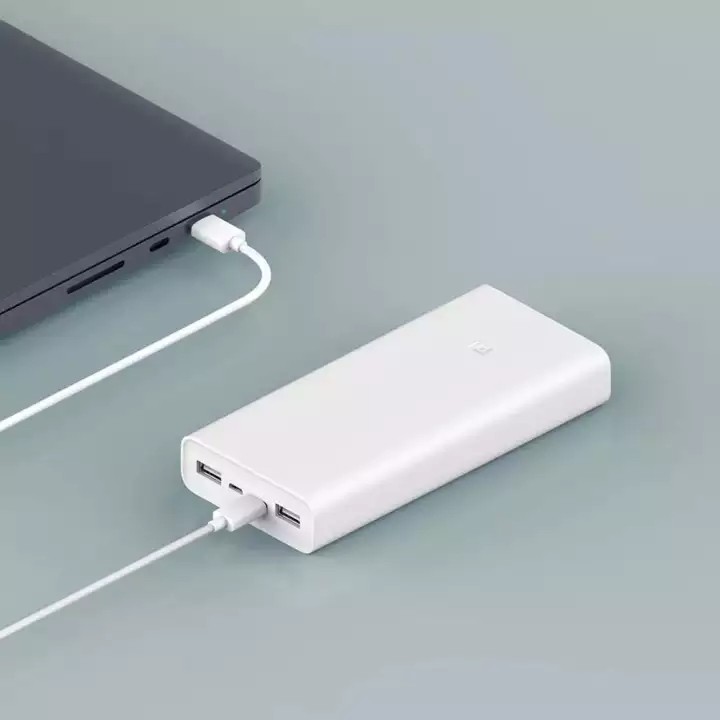 Pin sạc dự phòng Xiaomi 20000mAh Gen 3 (Trắng) -Cổng Type C Sạc Nhanh 2 chiều - Model: PLM18ZM