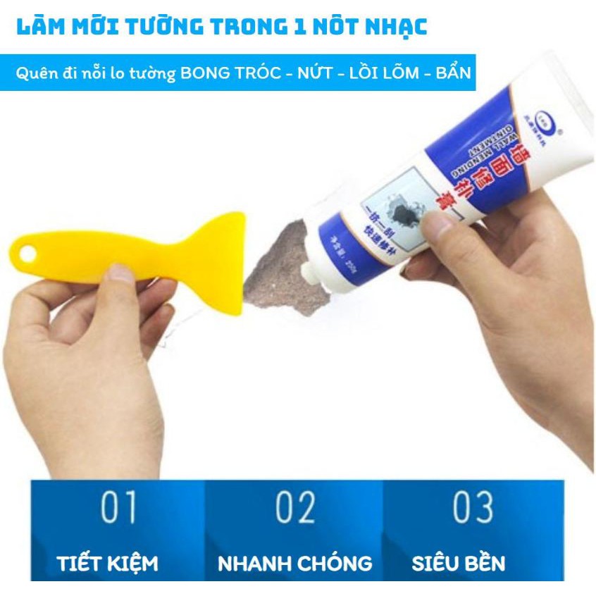 Keo Trám Tường, Keo Vá Vết Nứt Xử Lý Bong Tróc Tường, Đơn Giản Hiệu Quả Công Nghệ Mới Nhất