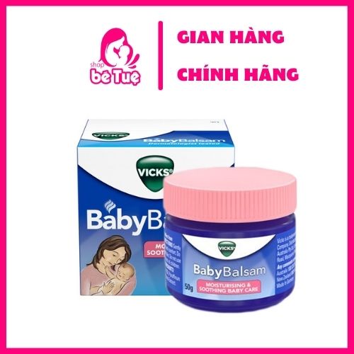 Dầu ấm ngực VICK BABY BALSAM 50g ÚC ( mẫu mới)