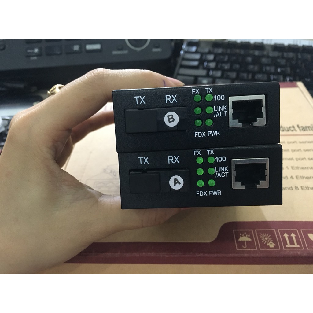 Bộ chuyển đổi quang điện Media Converter Single 10/100mbps