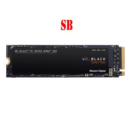 Ổ cứng SSD M2 PCIe WD Black SN750 2TB NVMe 2280 (WDS200T3X0C) Gen3 x4 -  bảo hành 5 năm