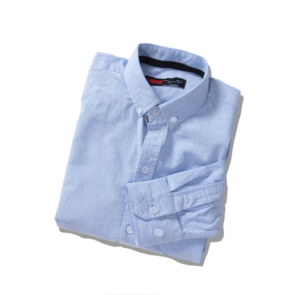 Áo sơ mi dài tay vải Oxford nam cao cấp LADOS - 28024 kiểu dáng công sở - Áo sơ mi tay dài màu sắc trẻ trung | BigBuy360 - bigbuy360.vn