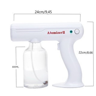 Máy khử khuẩn cầm tay Nanomax - Súng xịt khử khuẩn cầm tay Atomizer an toàn, tiện lợi - Bảo hành 6 tháng