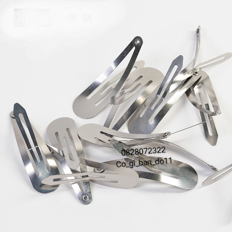 Phôi Kẹp Bấm Giọt Nước Làm Kẹp Handmade.