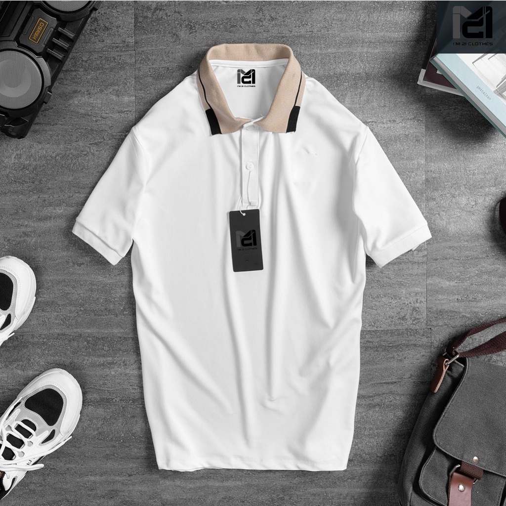 Áo polo nam, chất liệu vải cá sấu mềm mịn thoáng mát cao cấp chuẩn form I'm 21 Clothes