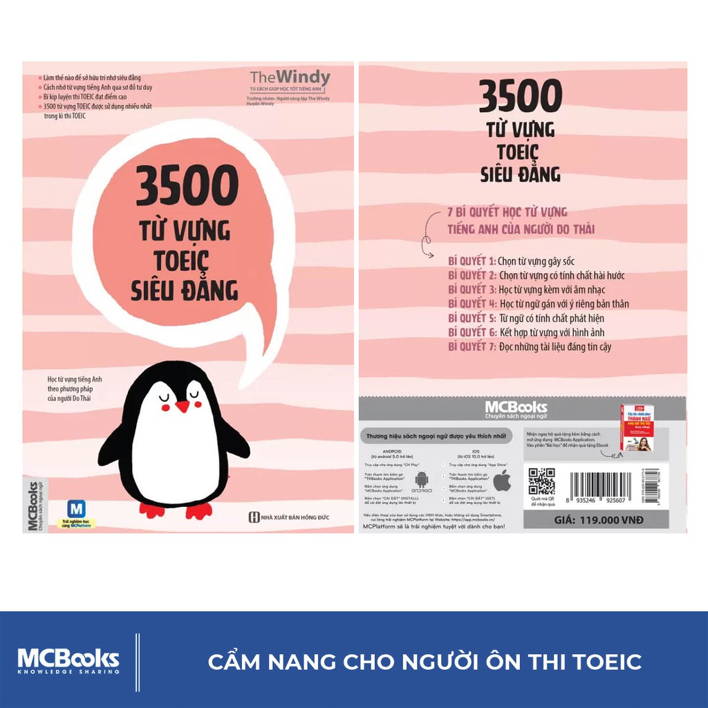 Sách - 3500 Từ Vựng Toeic Siêu Đẳng Bản 2 Màu Dành Cho Người Luyện Thi Toeic - Học Kèm App Online