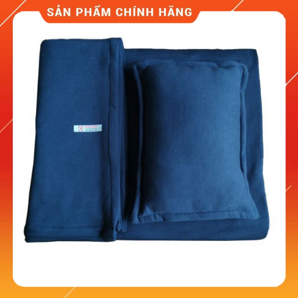 Set chăn gối nỉ văn phòng Nhật Pháp cao cấp 1.7m x 2m