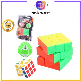 Rubik Magic Cube 3x3 -FREESHIP-combo 3 sản phẩm hàng xịn xoay cực mượt ,rubik_shop97