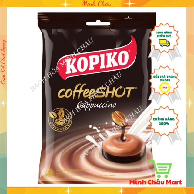 Kẹo Cà Phê Kopiko Vị Sữa Và Vị Cà Phê Gói 150g