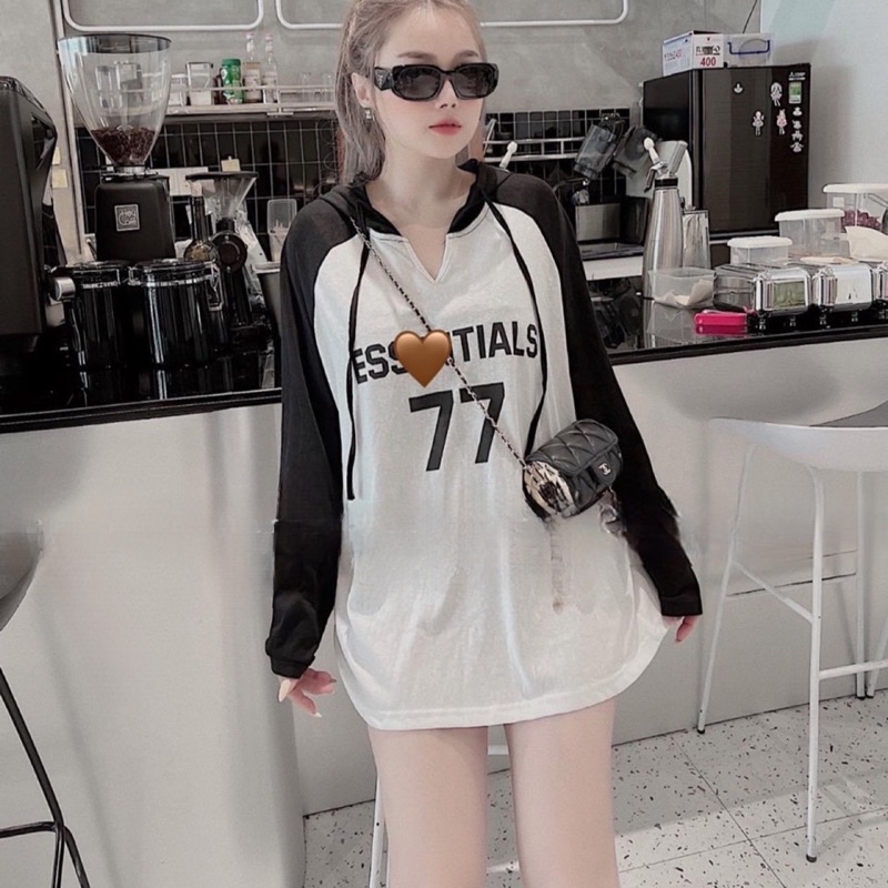 Áo thun nữ form rộng gấu hàn quốc, áo phông nam nữ form rộng unisex dài tay style giấu quần