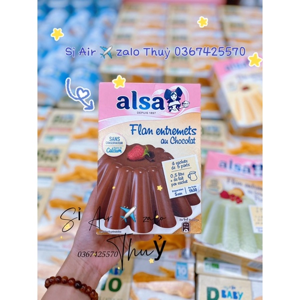 (Air) Bột làm bánh Plan Alsa của Pháp 192g