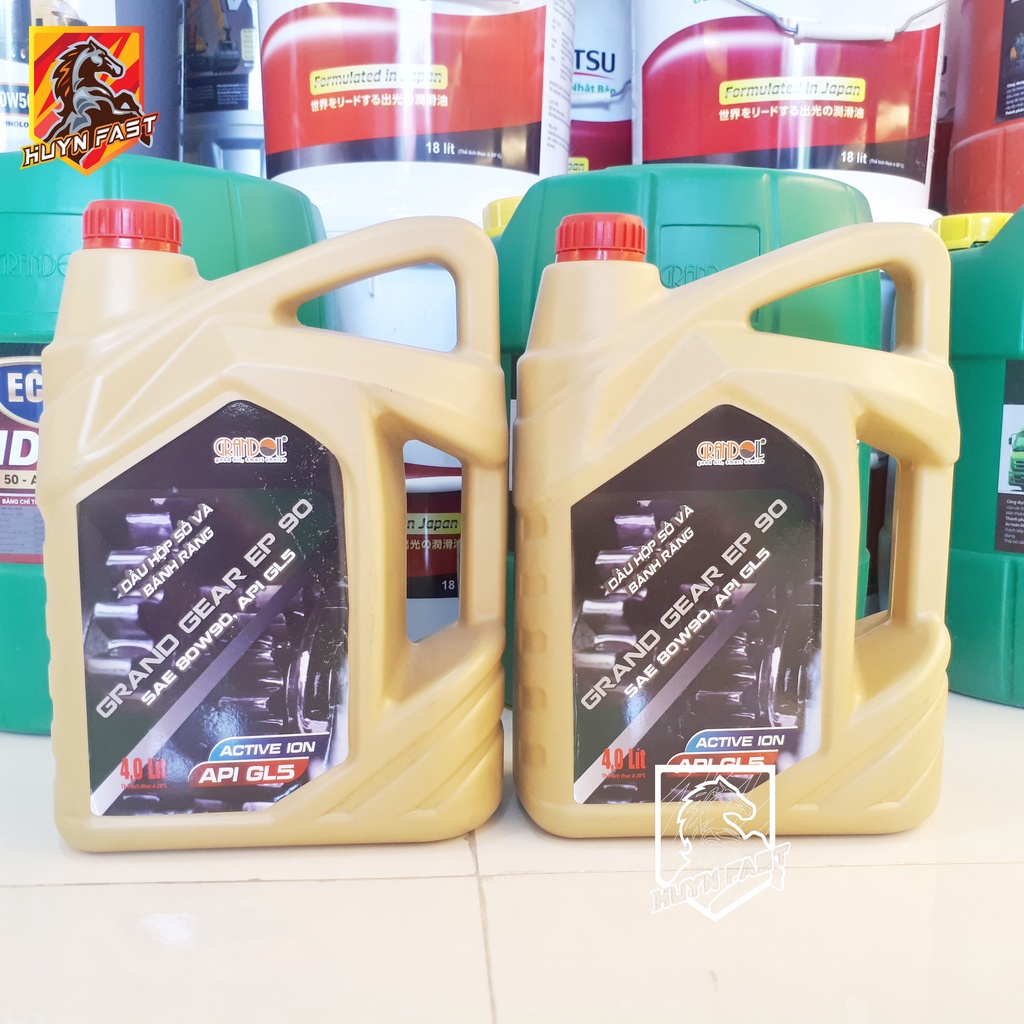 DẦU NHỚT HỘP SỐ BÁNH RĂNG GRANDOIL GEAR EP90 80W90 API-GL5