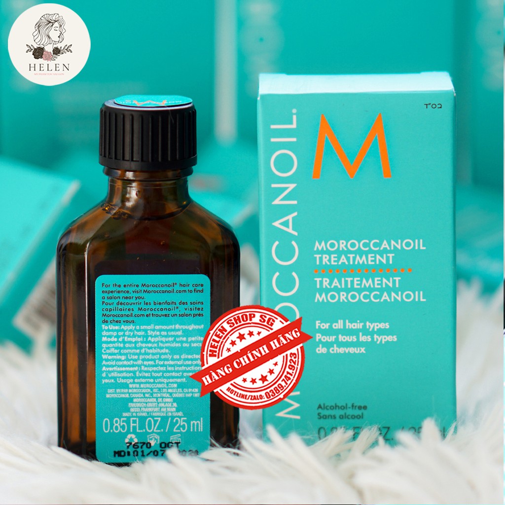 Tinh Dầu Dưỡng Tóc Cao Cấp Moroccanoil Treatment 25ML - Hàng Chính Hãng