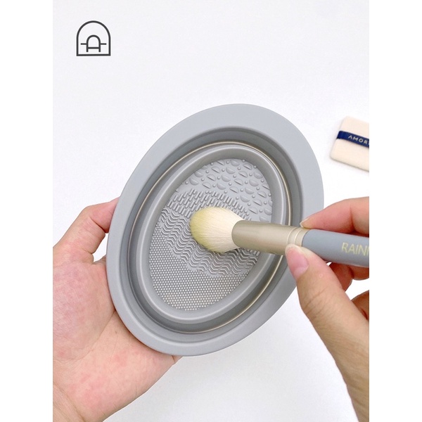 Dụng cụ rửa giặt cọ Silicon vệ sinh cọ gấp gọn tiện lợi chất liệu cao cấp có sẵn tại shop Mewlig