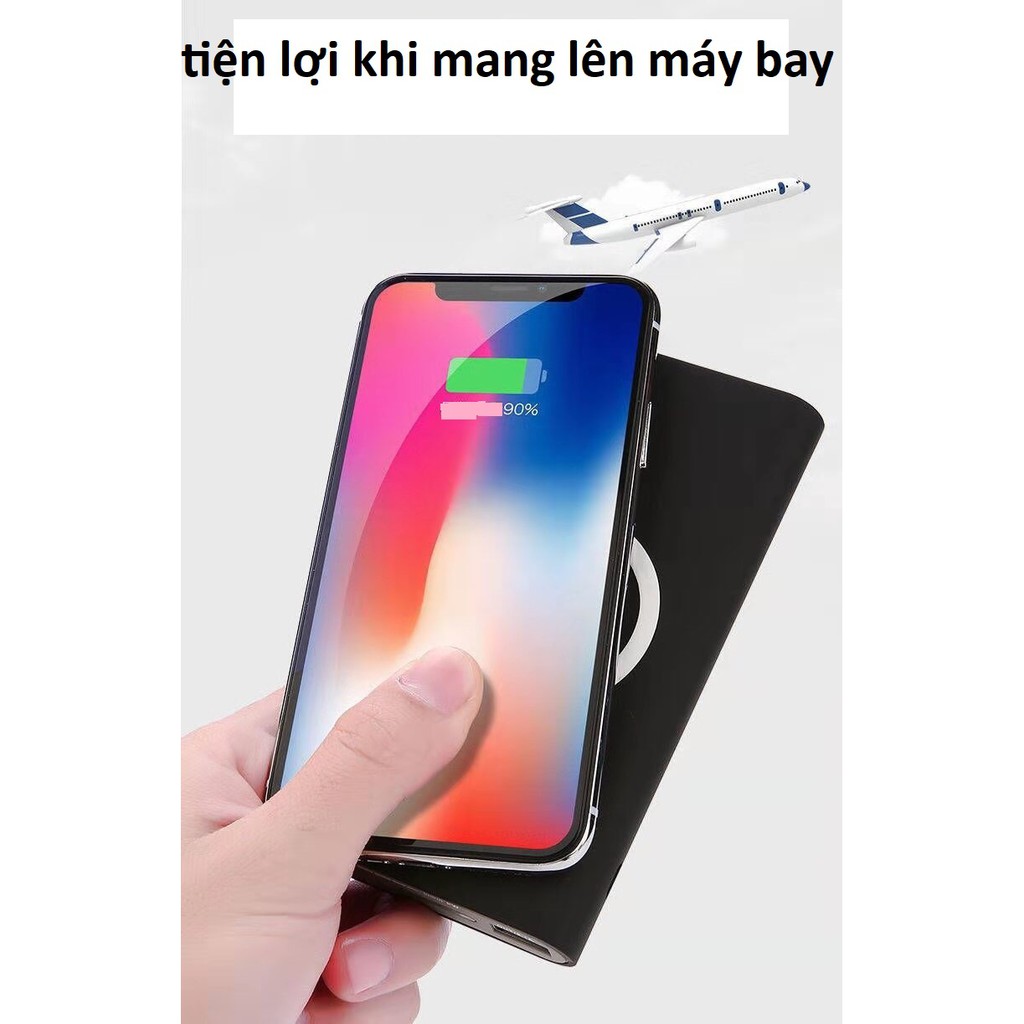 [RẺ VÔ ĐỊCH] Sạc Dự Phòng không dây thế hệ mới 10000mah CÓ SẴN