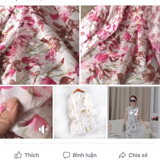 Combo vải thô vải voan kính