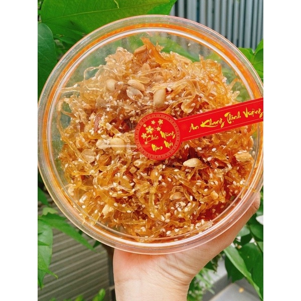 HỘP 400gr MỨT GỪNG SỢI DẺO