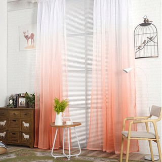 ( HÀNG có sẵn ) rèm cửa sổ vải tuyn màu gradient