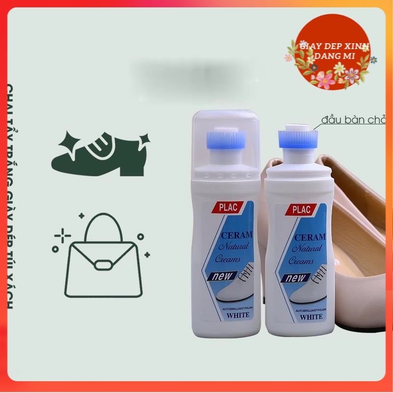 Chai lọ tẩy trắng giày dép đa năng
