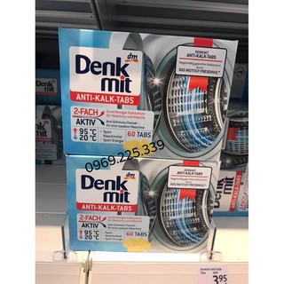 Viên vệ sinh tẩy rửa dành cho máy giặt tại nhà Denkmit - Đức