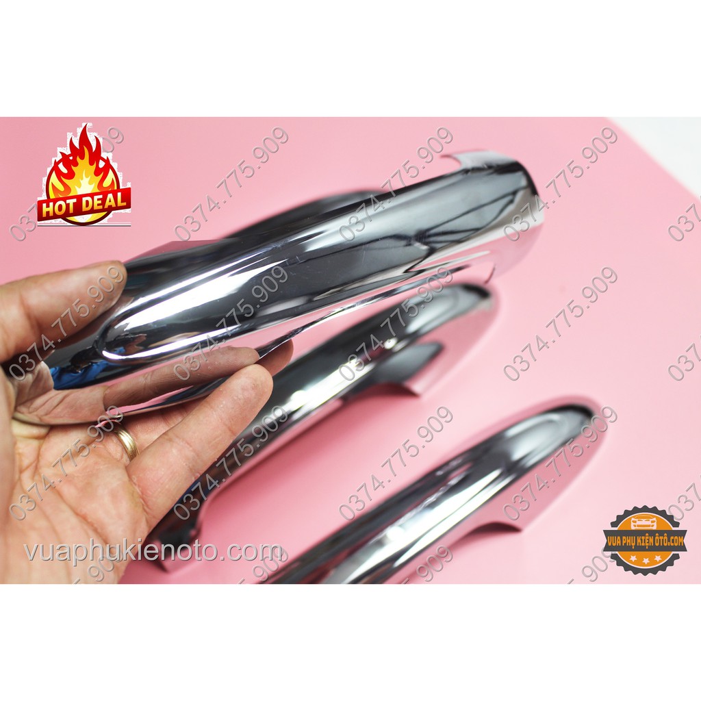 [Mã LIFEAU5SALE giảm 20k đơn 50k] Ốp tay - hõm cửa Toyota Innova 2006 - 2019, Mạ crom sang trọng