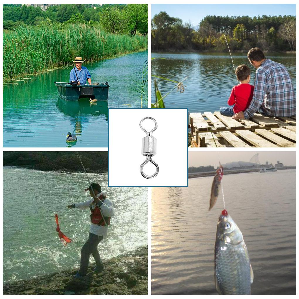 Móc Nối Xoay 360 Độ Bằng Đồng Chống Mòn Chuyên Dụng Cho Câu Cá