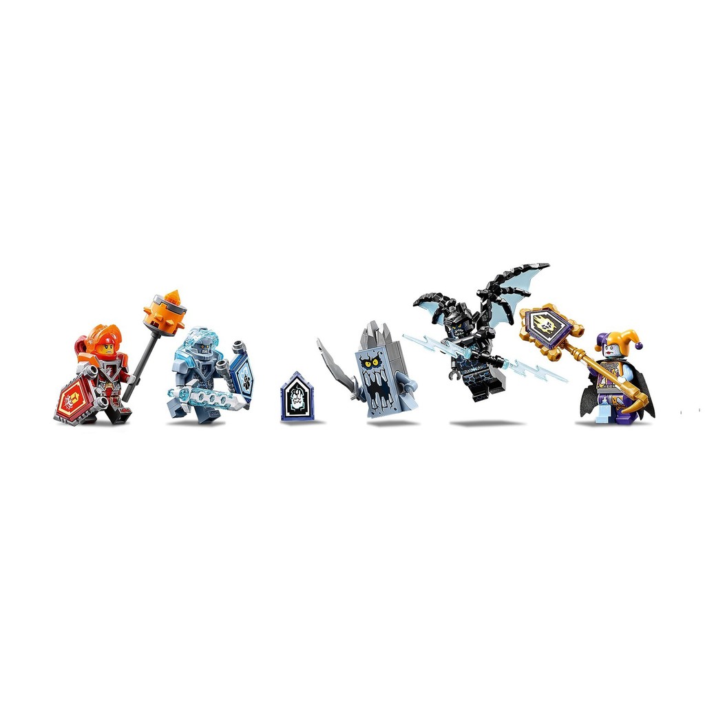 Non Lego Nexo Knights Bela Lari Tank 10705 Robot mech dơi quỷ khổng lồ hiệp sĩ Clay Macy Jetro đồ chơi lắp ráp xếp hình