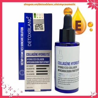 SERUM COLLAGEN THUỶ PHÂN SIÊU DƯỠNG TRẮNG - SẠCH ĐẦU ĐEN DETOX BLANC (cam kết CHUẨN)