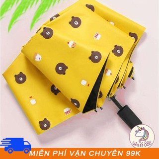 [FREESHIP] Dù Gấu Brown che mưa nắng ( hồng, xanh, vàng..)