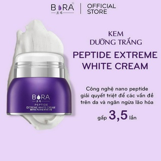Kem Dưỡng Trắng Da Chống Lão Hóa BORA PEPTIDE EXTREME WHITE CREAM Hủ 50g