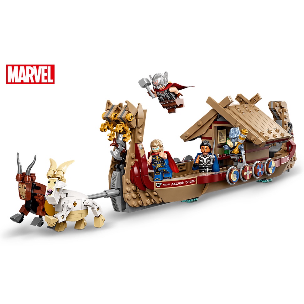 Lego 76208 The Goat Boat - Chiến thuyền Dê của Thần Sấm