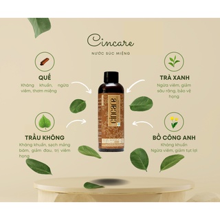 Nước súc miệng thảo dược Cincare