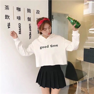Áo Croptop dài tay in chữ