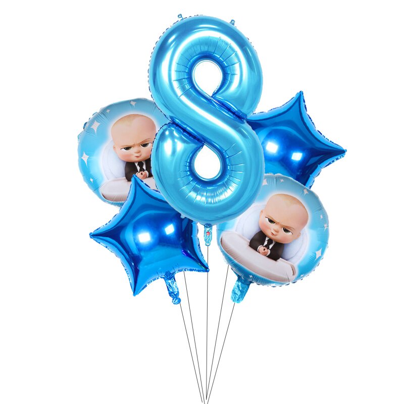 Set 5 Bong Bóng Trang Trí Tiệc Sinh Nhật Cho Bé