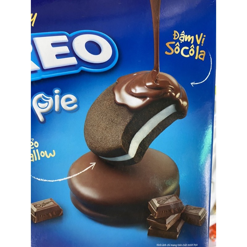 Bánh Cadbury Oreo Socola Pie 360g (12 gói x 30g )