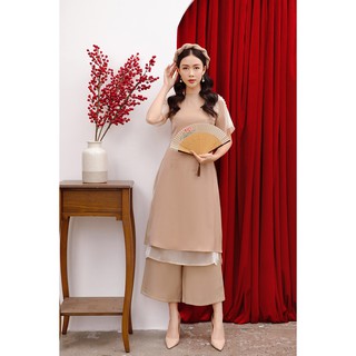 Bộ áo dài phôi voan tay loe - 20Again