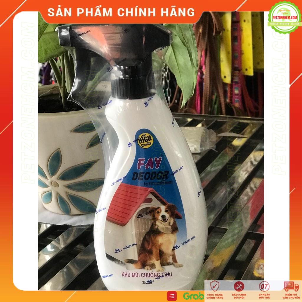 Khử mùi fay deodor ⚜ FREESHIP ⚜ DEODOR for Pet’ environment 350ml | 600ml chuồng chăn nuôi chó mèo động vật