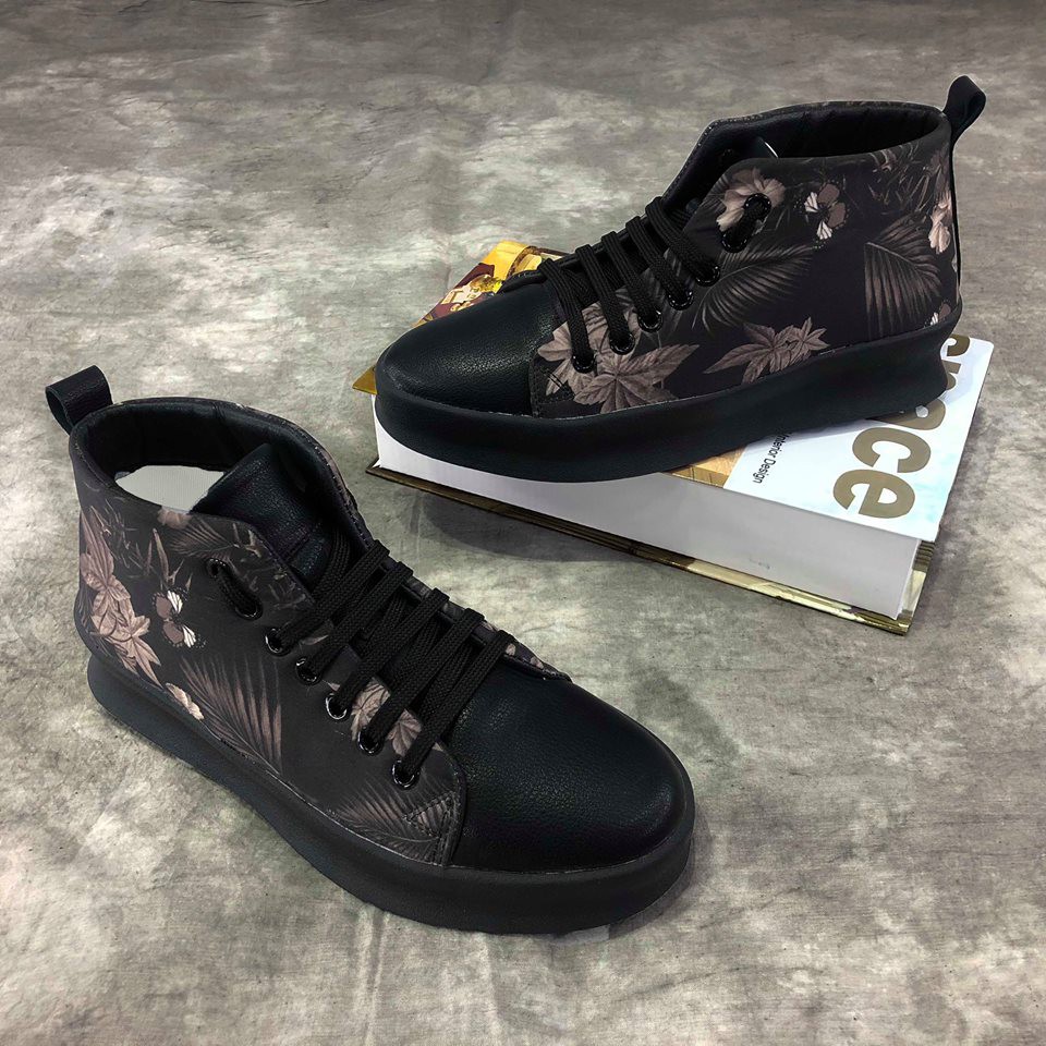 [Tặng Hộp, Tẩy trắng,  VIDEO] Giầy thể thao cổ cao Hàn Quốc | BigBuy360 - bigbuy360.vn