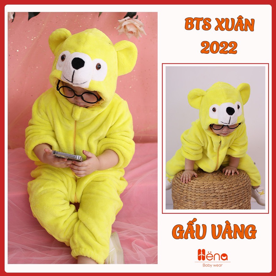 Bộ Body Hình Thú - Body lông cho bé CAO CẤP bé từ 4-17kg - Dolakids