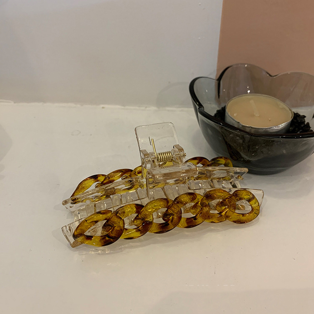 Kẹp Tóc Nhựa Họa Tiết Da Báo Nhiều Màu Thời Trang Cho Nữ