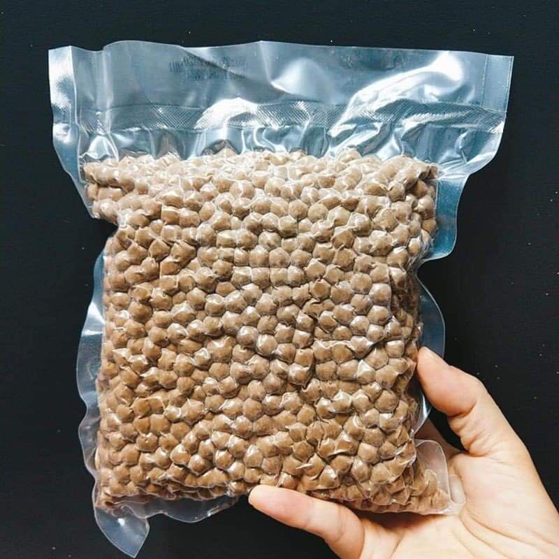 Trân Châu Đen Minh Hạnh_ Gói 1kg, Dẻo, Dai. Nhựa Huysun