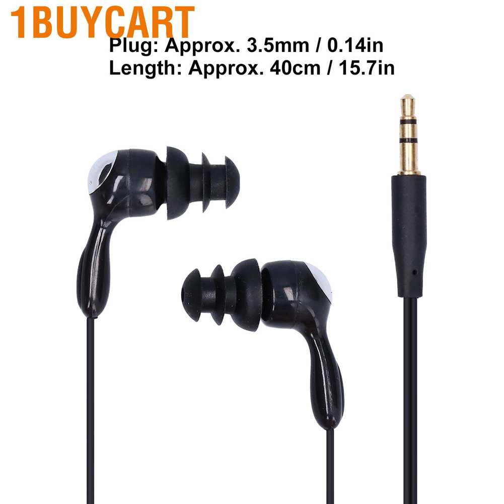 1buycart Tai nghe chống nước có dây đeo tai cho hoạt động bơi lội
