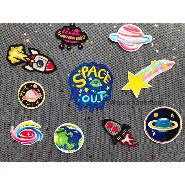 Sticker ủi / patch galaxy