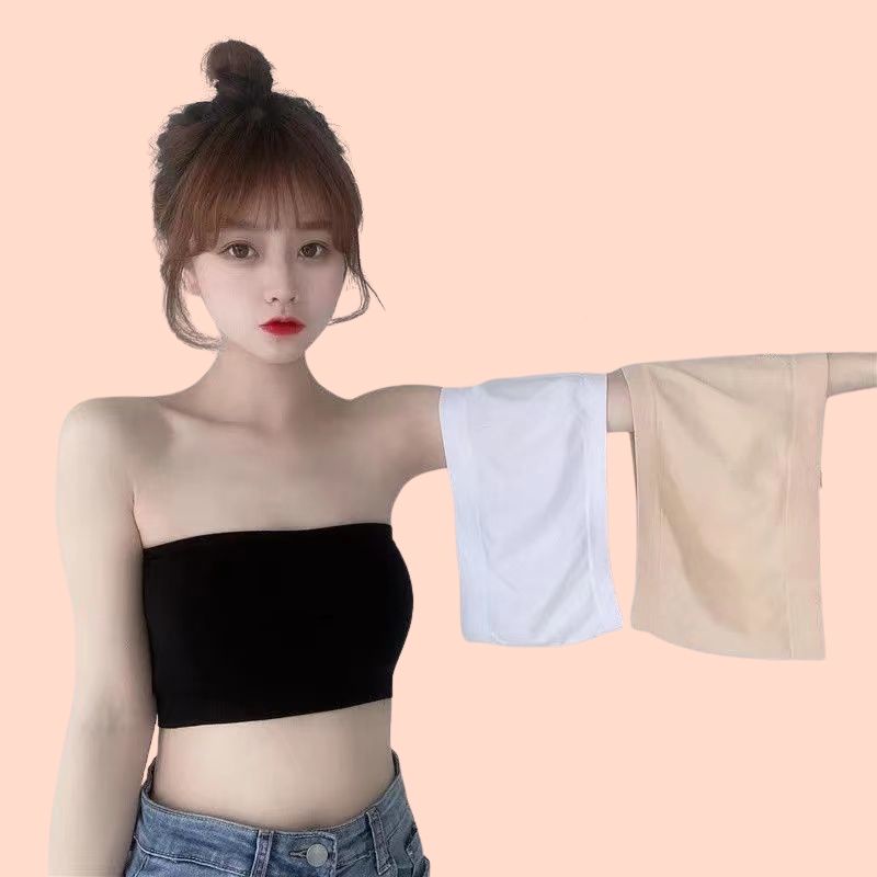 Áo Bra Ống Không Dây, Áo Lót Học Xinh Cotton - 0123