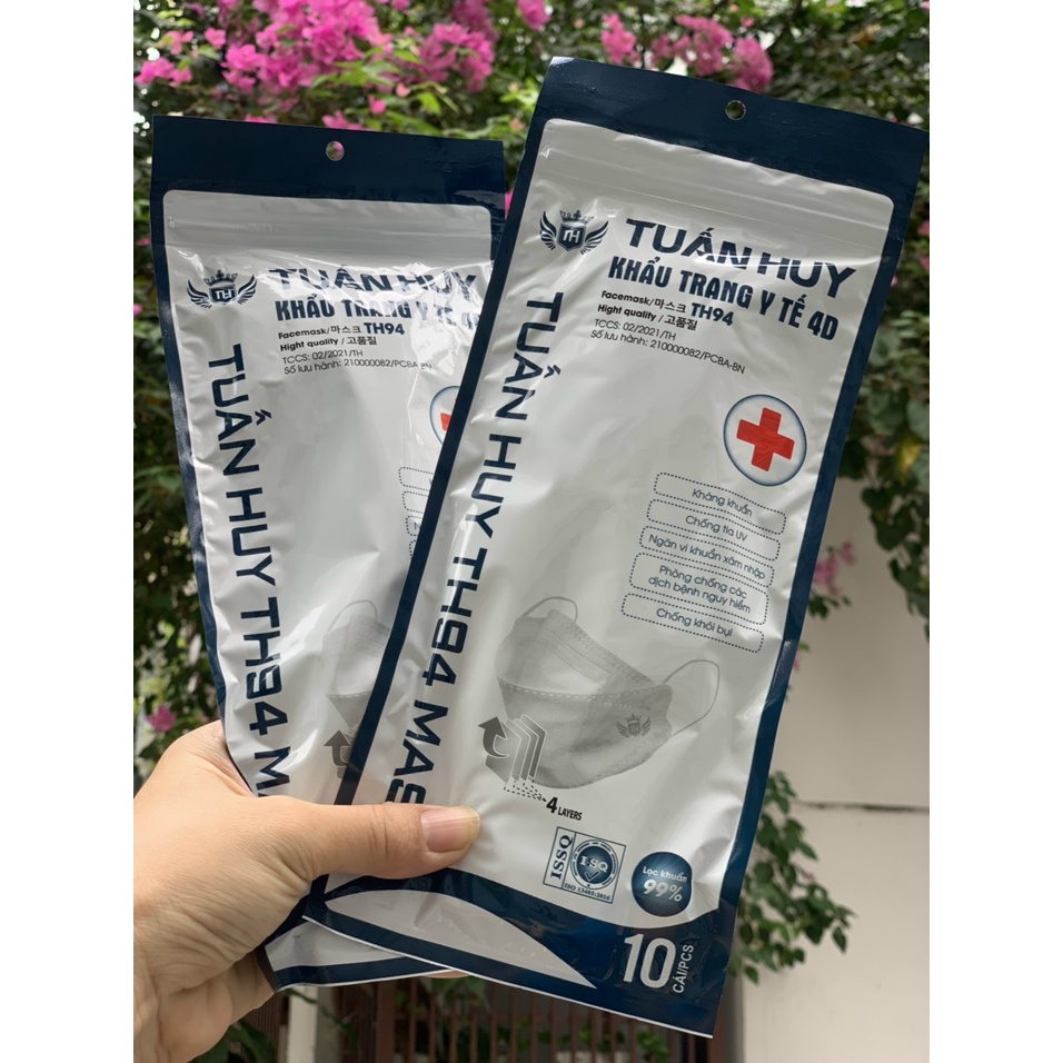 KHẨU TRANG KF94 TUẤN HUY MASK CÔNG NGHỆ HÀN QUỐC ( TÚI 10 CÁI )