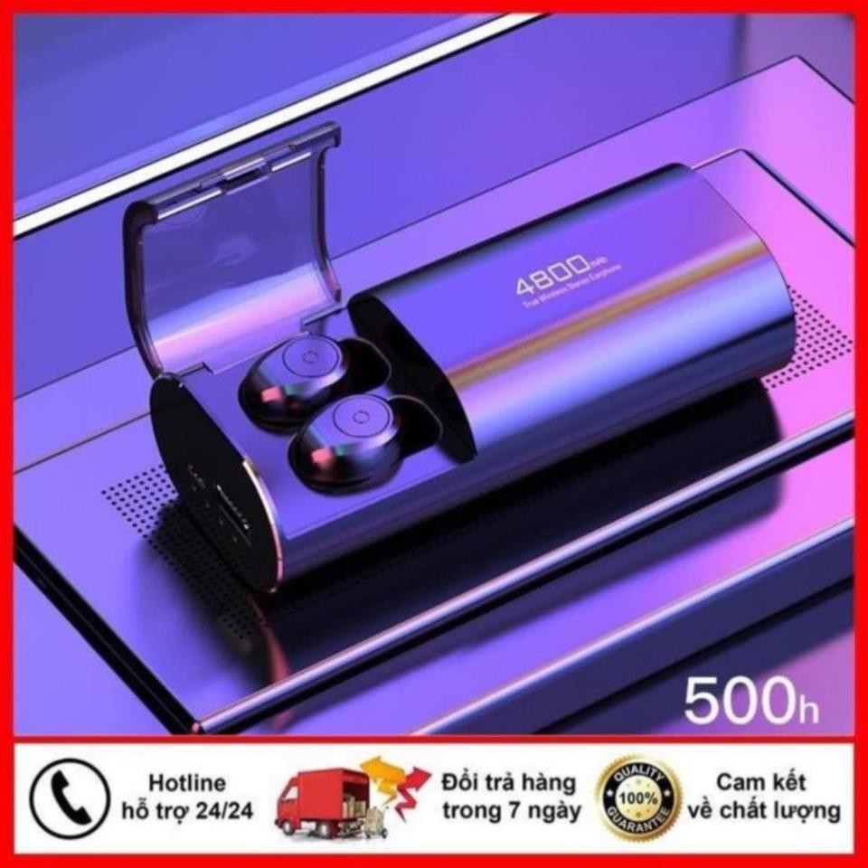 Tai Nghe Bluetooth Không Dây🔰Free Ship🔰 Kiêm sạc dự phòng 4800 mAh - Tai Nghe Không Dây Amoi F9 S11