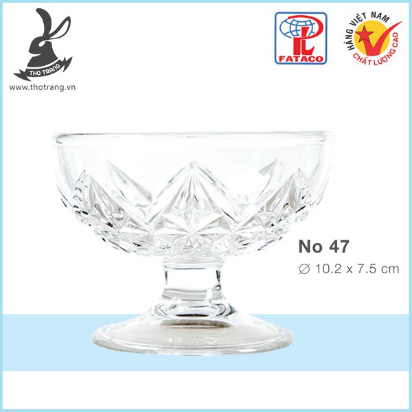 [Cam Kết Chính Hãng] Ly Đựng Kem No47 Nhựa Trong Acrylic Cao Cấp Fataco Việt Nam - Hot