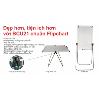 Bảng Flipchart chuyên dụng viết bút lông, nhiều tính năng, gấp gọn, điều chỉnh cao thấp,xoay 360, khung nhôm chân inox